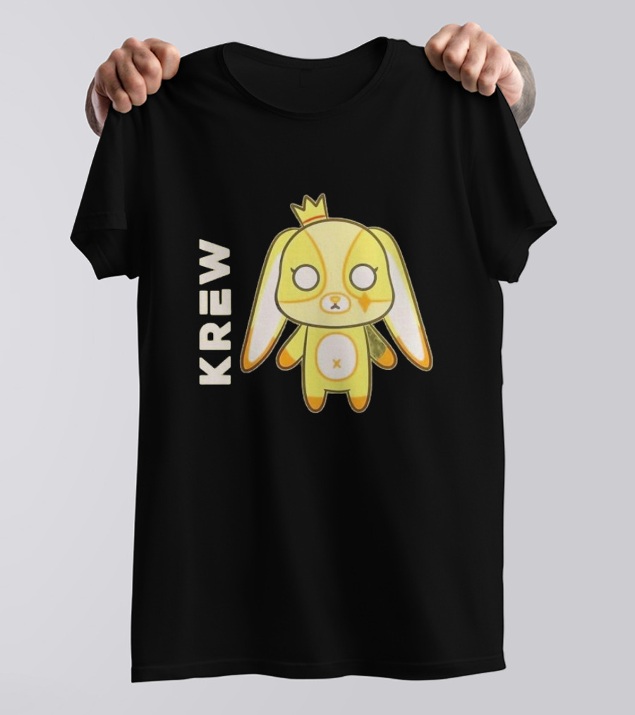 Krew Gold Crowned Teddy Character T-Shirt