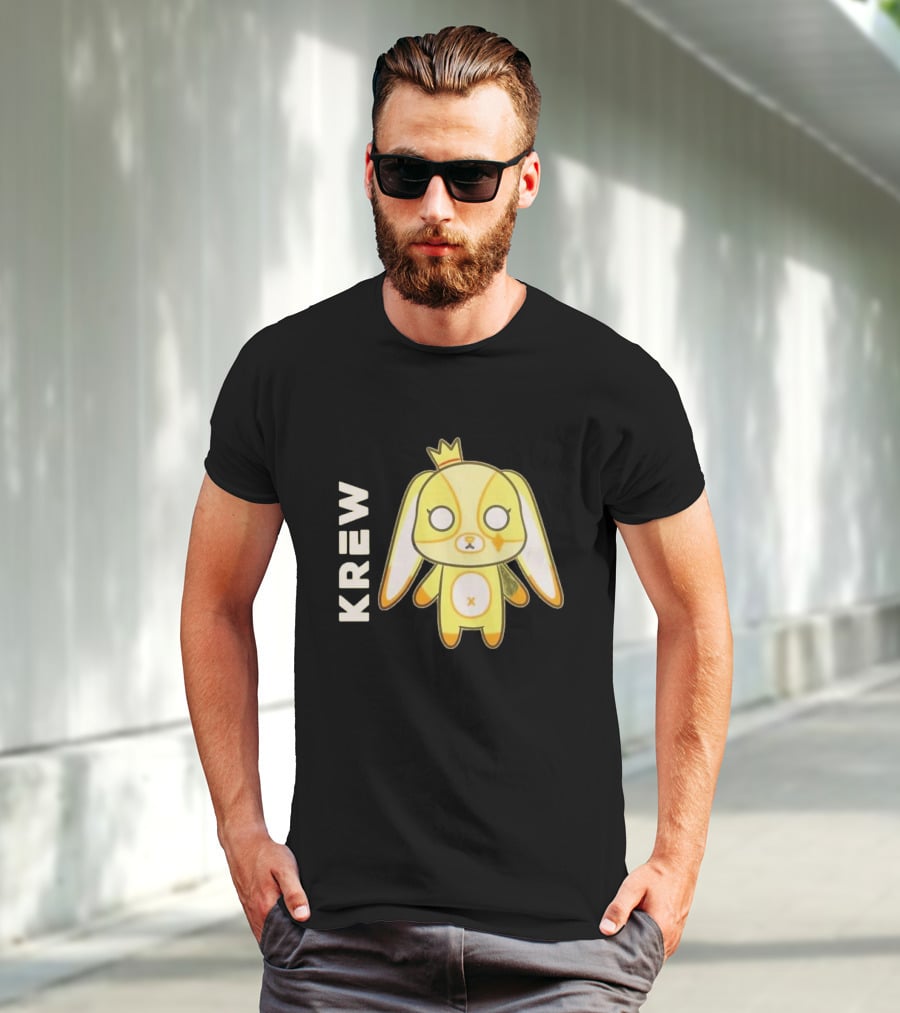Krew Gold Crowned Teddy Character T-Shirt
