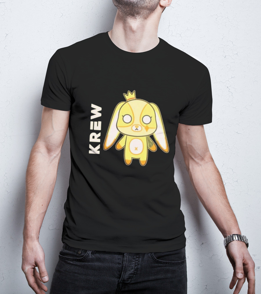 Krew Gold Crowned Teddy Character T-Shirt