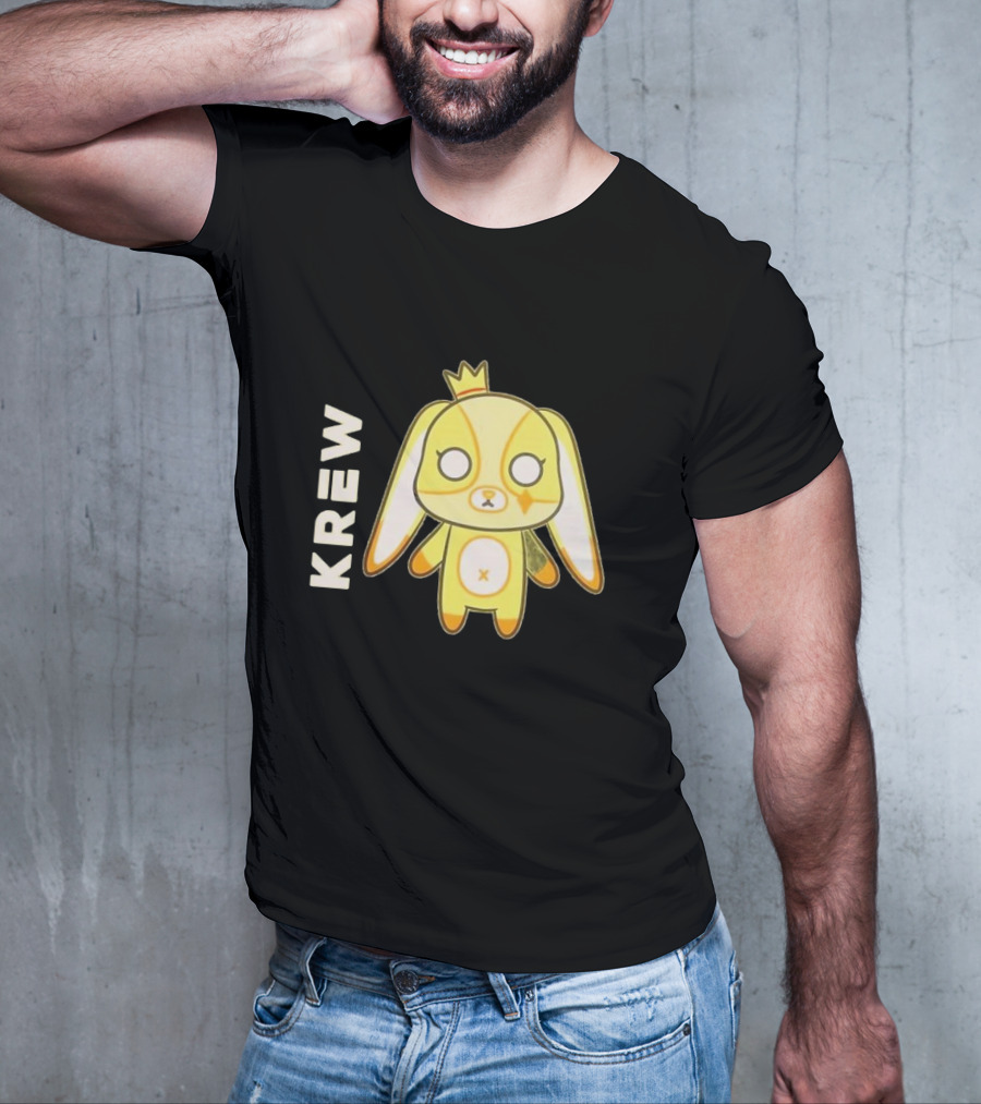 Krew Gold Crowned Teddy Character T-Shirt