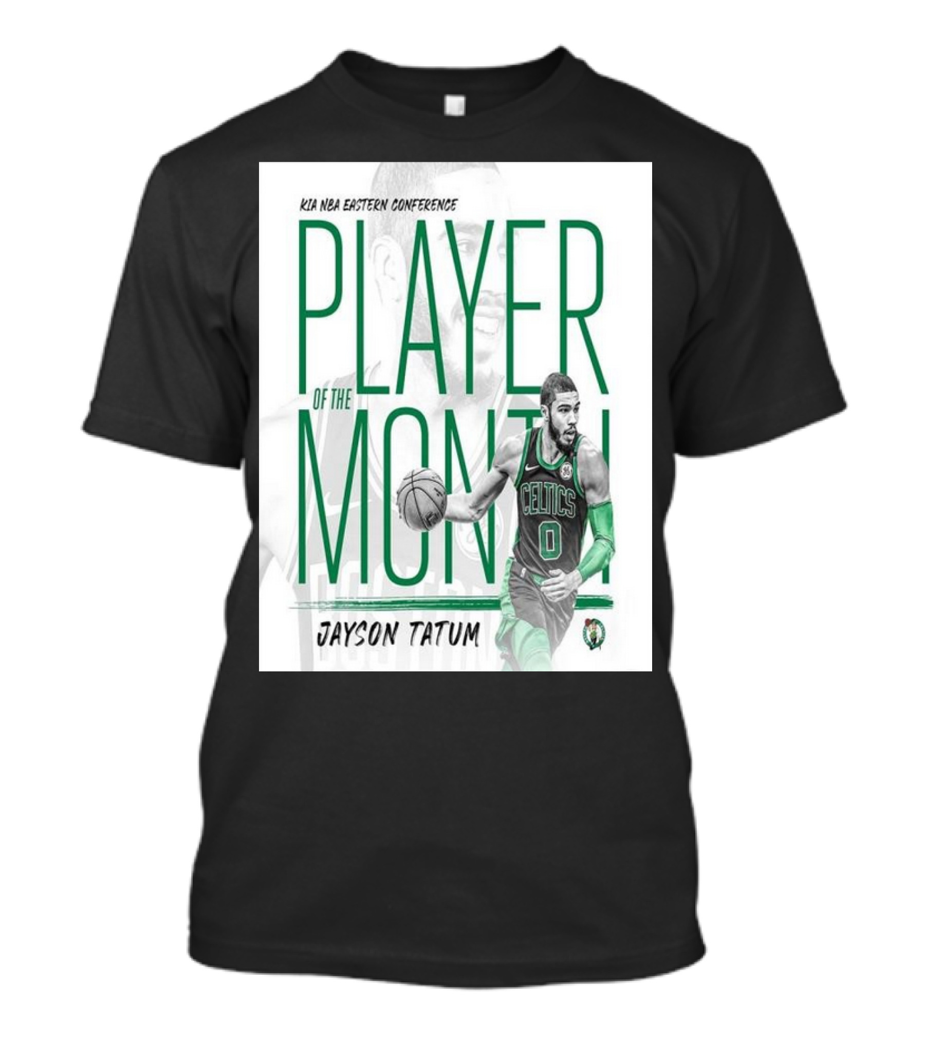 KIA NBA Eastern Conference Player Of The Month Jayson Tatum Celtics T-Shirt