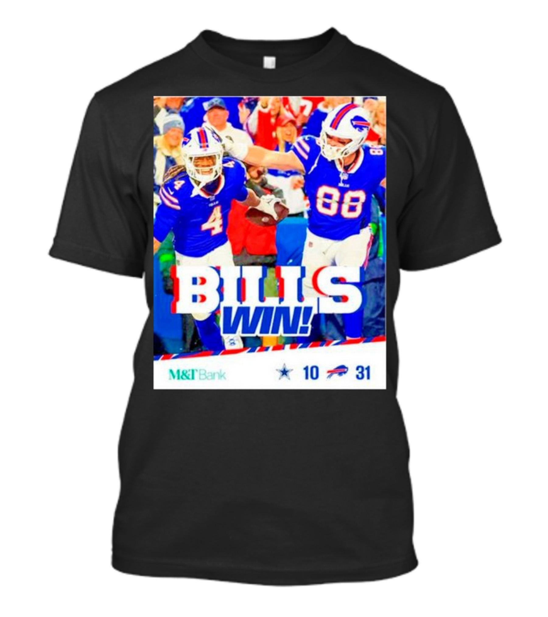 Buffalo Bills Win Dallas Cowboys 31-10 T-Shirt