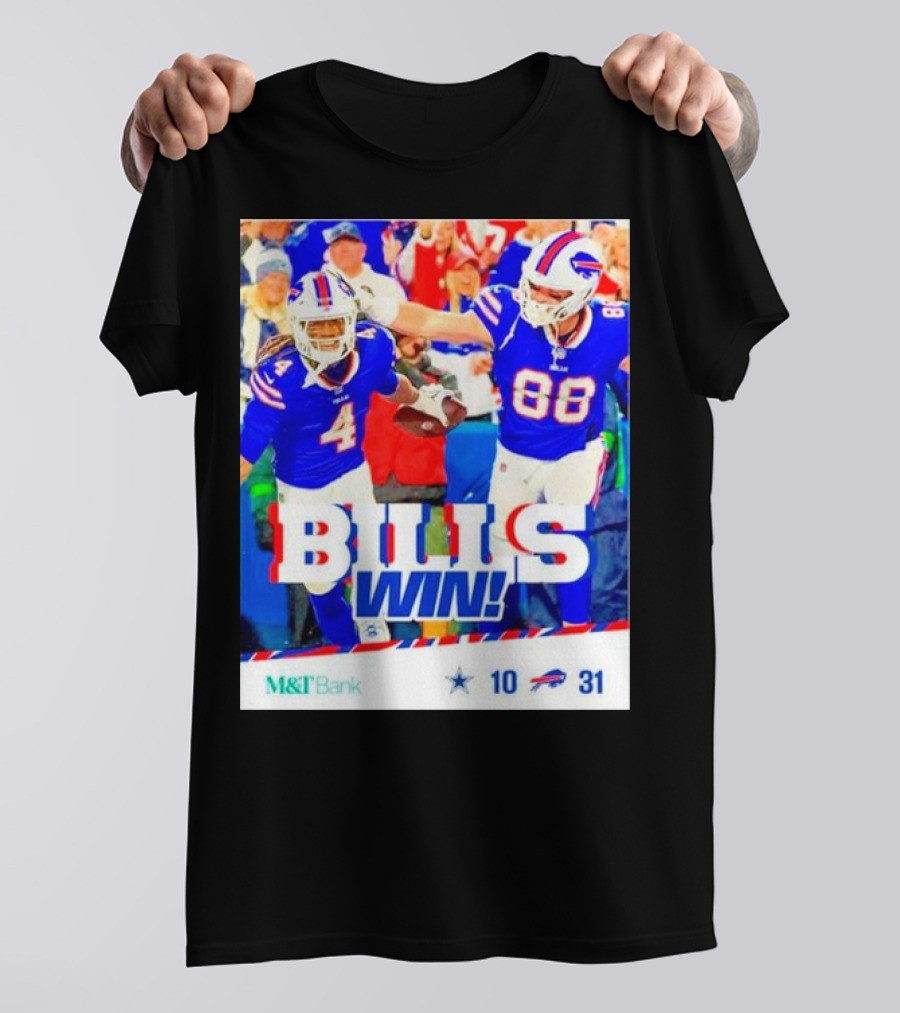 Buffalo Bills Win Dallas Cowboys 31-10 T-Shirt