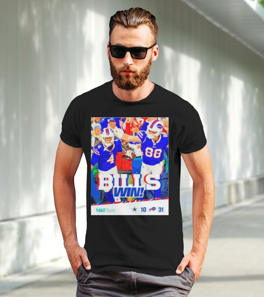 Buffalo Bills Win Dallas Cowboys 31-10 T-Shirt