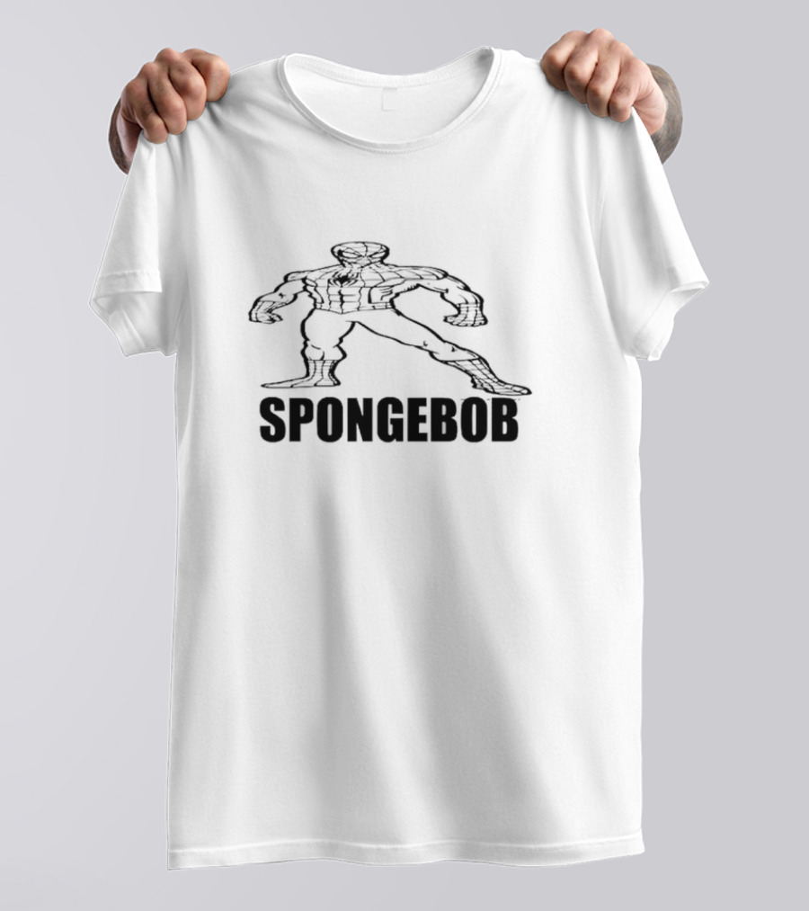 SPONGEBOB BLACK SPIDER-MAN T-Shirt