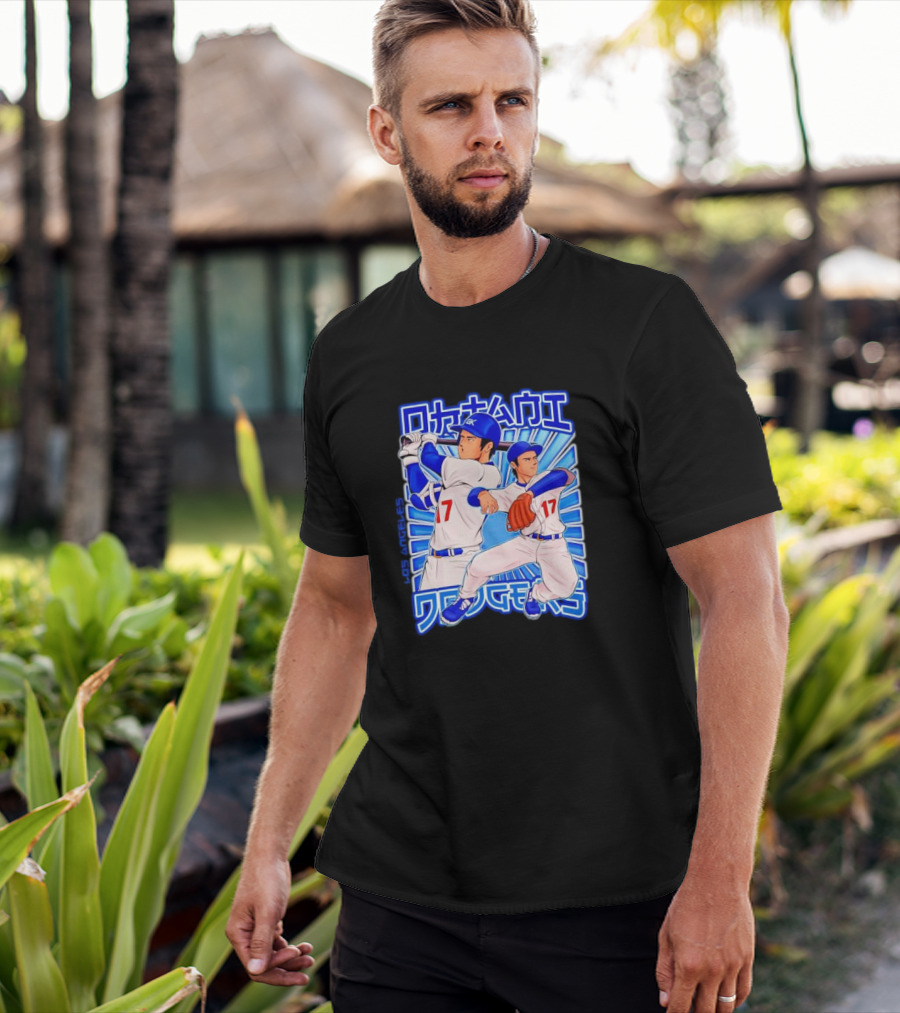 Shohei Ohtani Los Angeles Baseball Hero In Action Japan T-Shirt
