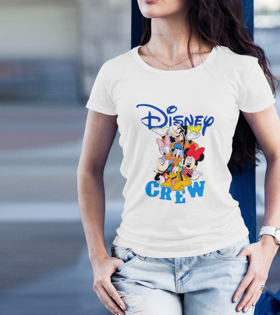 Disney Crew Mickey And Friends Group T-Shirt