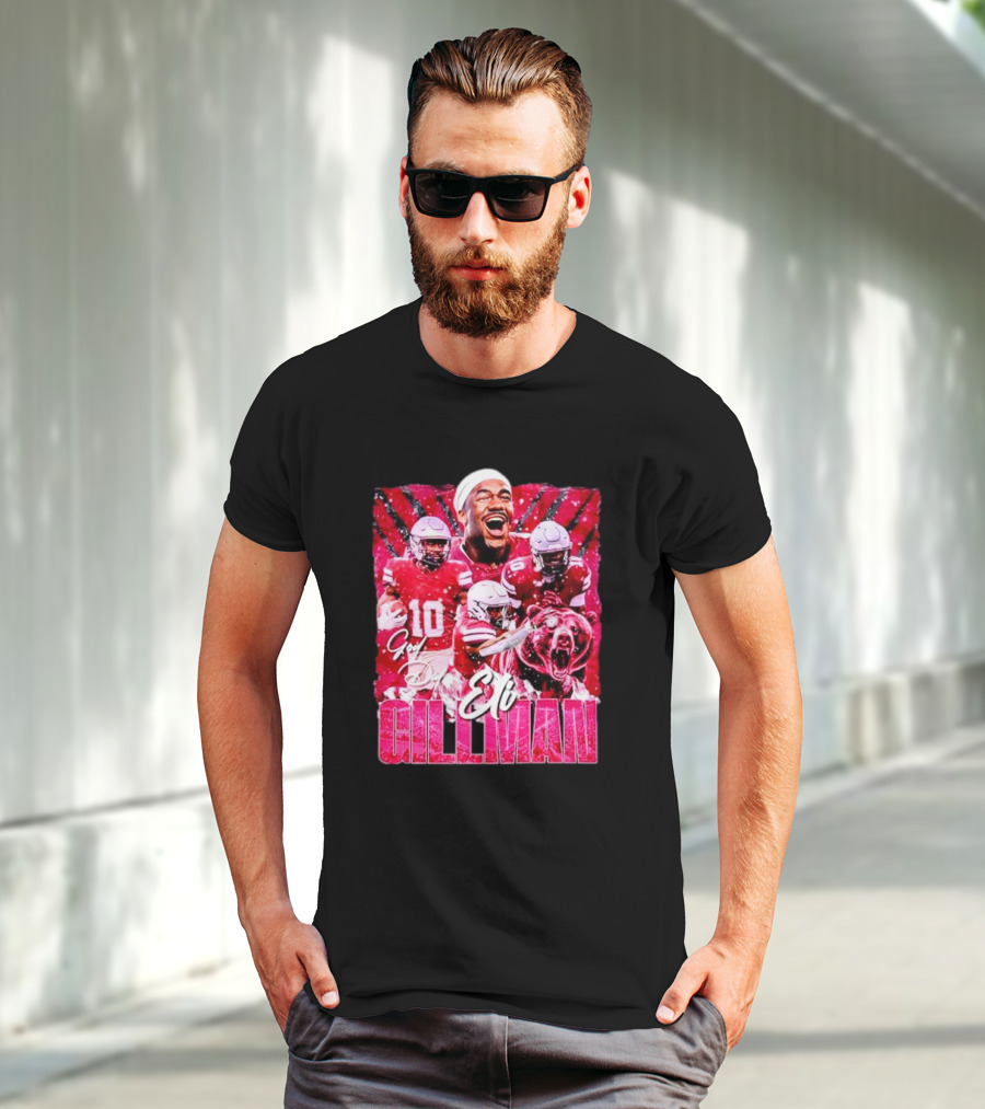 Gillman God Efo Heavyweight Premium Vintage Football T-Shirt