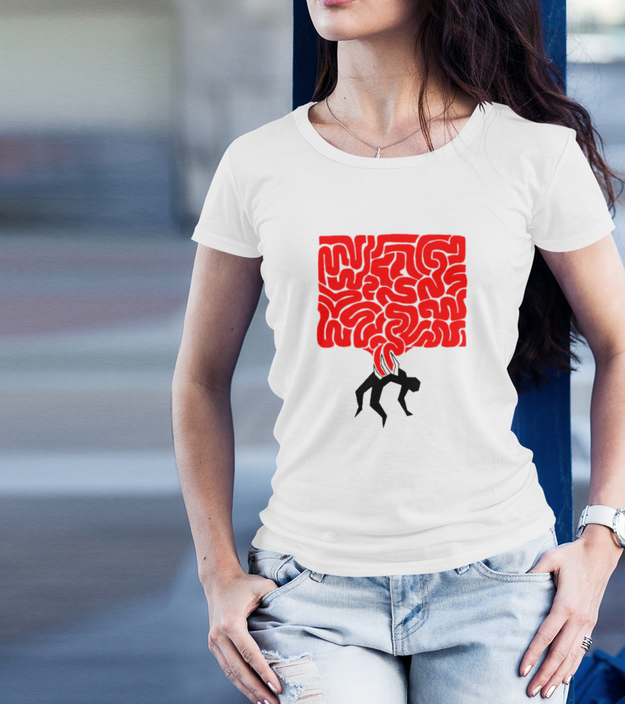 My Body Betrayed Me Red Maze Burden T-Shirt