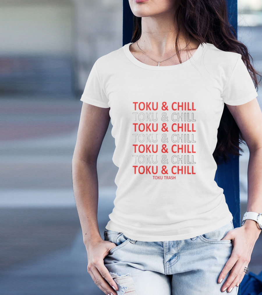 Toku And Chill Toku Trash Repeated T-Shirt