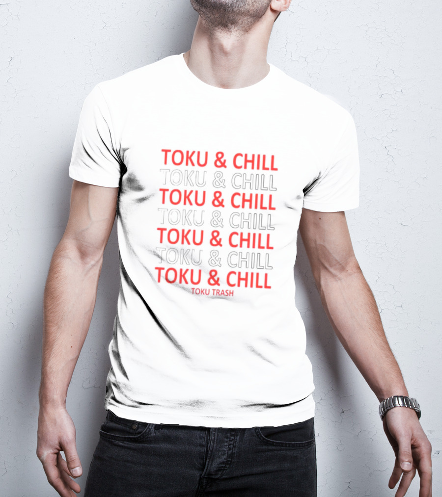 Toku And Chill Toku Trash Repeated T-Shirt