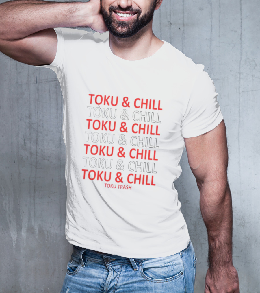 Toku And Chill Toku Trash Repeated T-Shirt