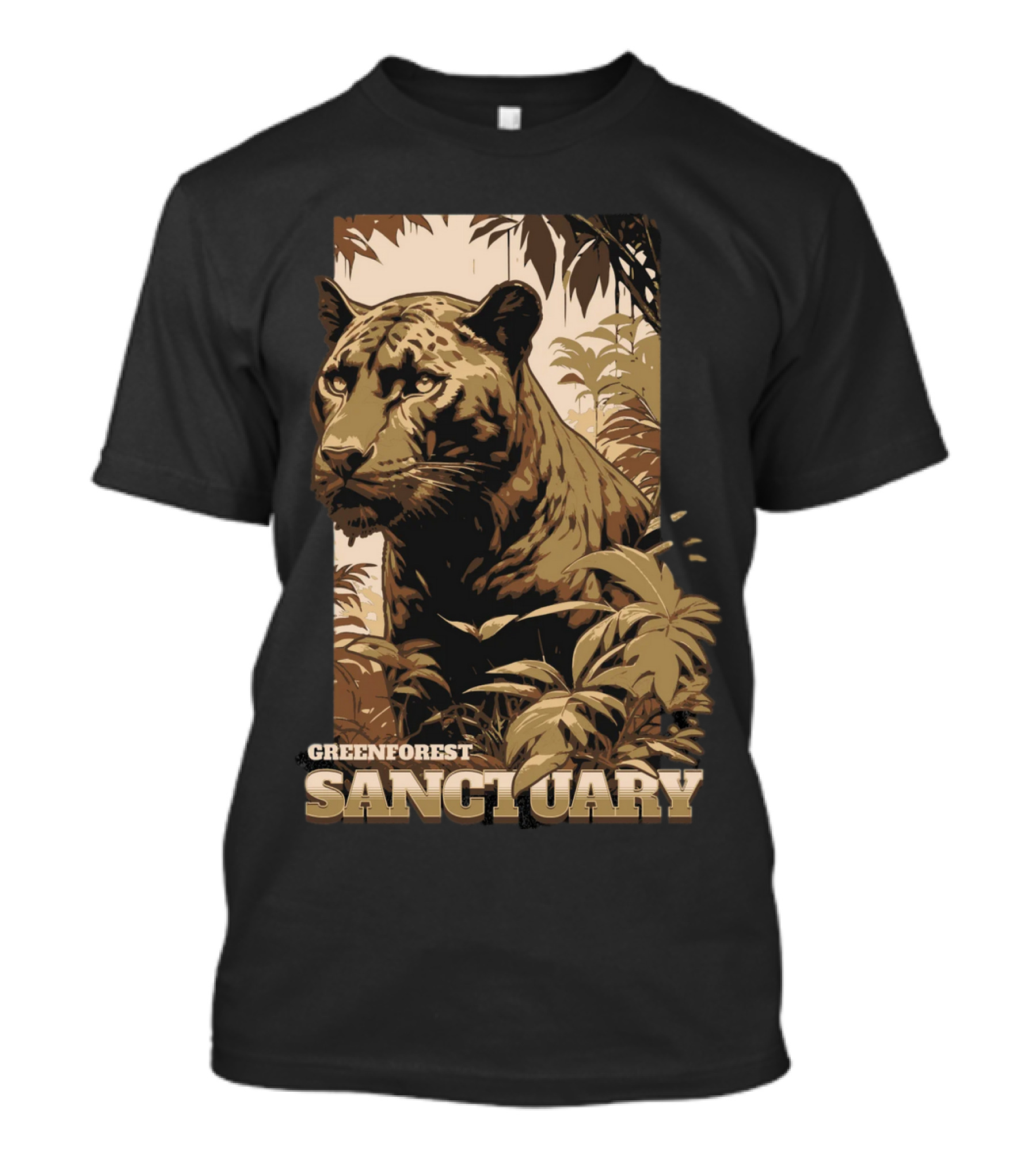 Greenforest Sanctuary Panther T-Shirt