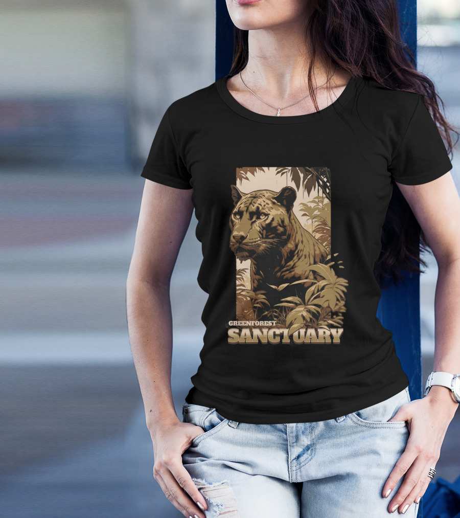 Greenforest Sanctuary Panther T-Shirt