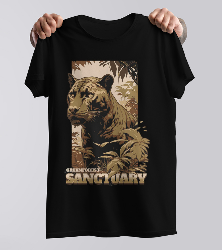 Greenforest Sanctuary Panther T-Shirt
