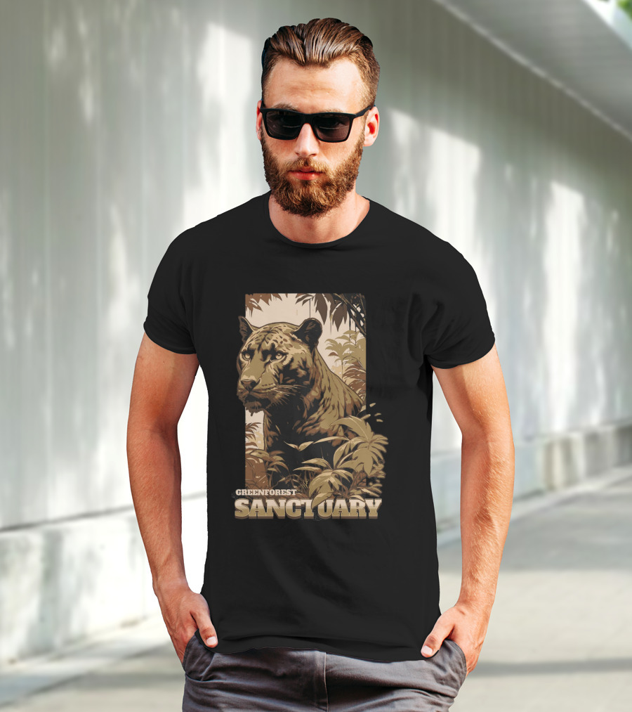 Greenforest Sanctuary Panther T-Shirt