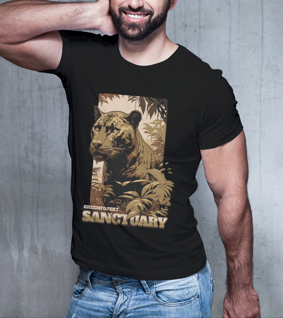 Greenforest Sanctuary Panther T-Shirt