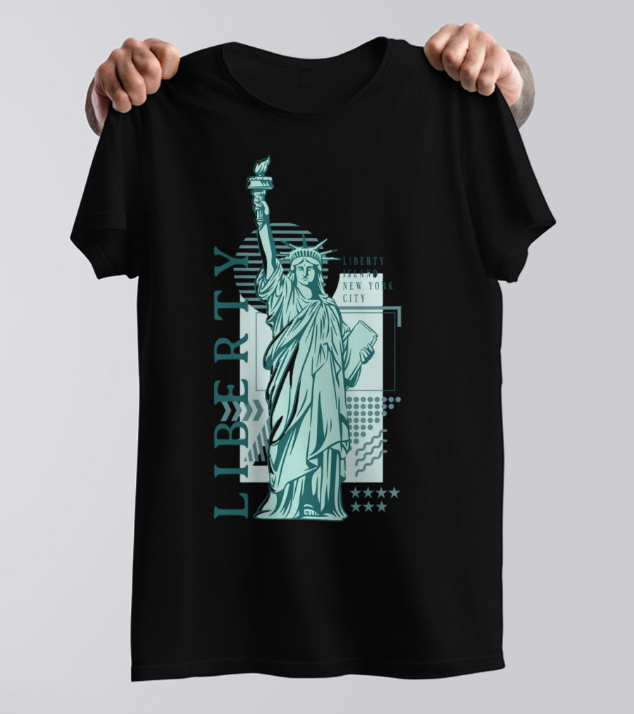 Liberty New York City Statue Of Liberty T-Shirt