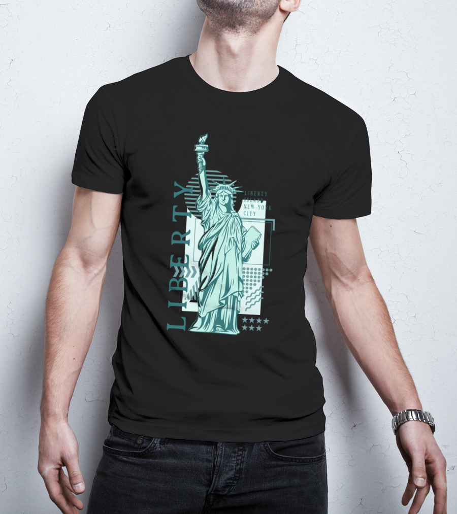 Liberty New York City Statue Of Liberty T-Shirt