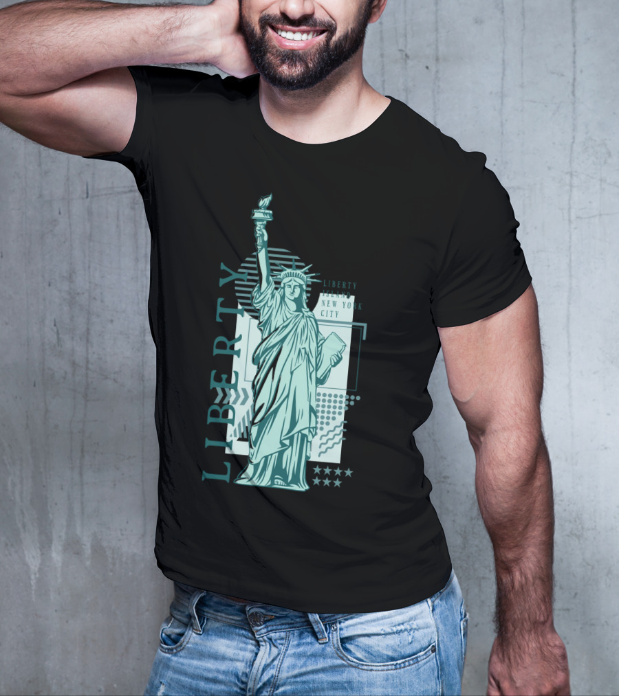 Liberty New York City Statue Of Liberty T-Shirt