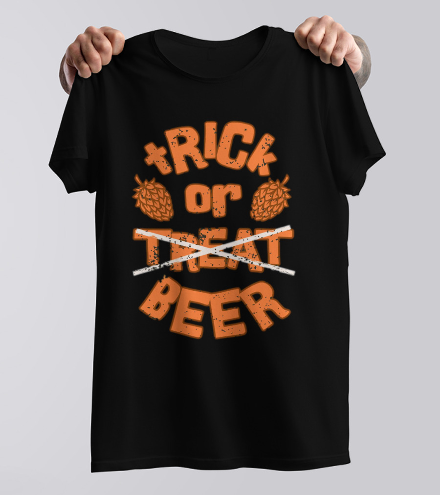 Trick Or Treat Beer Hops Halloween T-Shirt