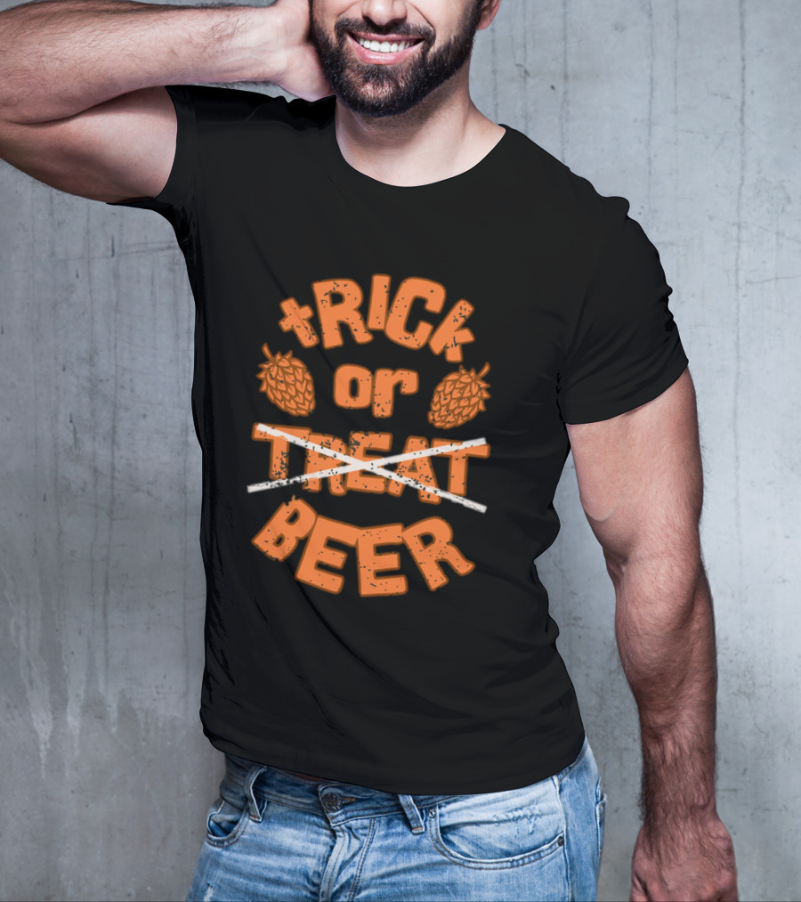 Trick Or Treat Beer Hops Halloween T-Shirt
