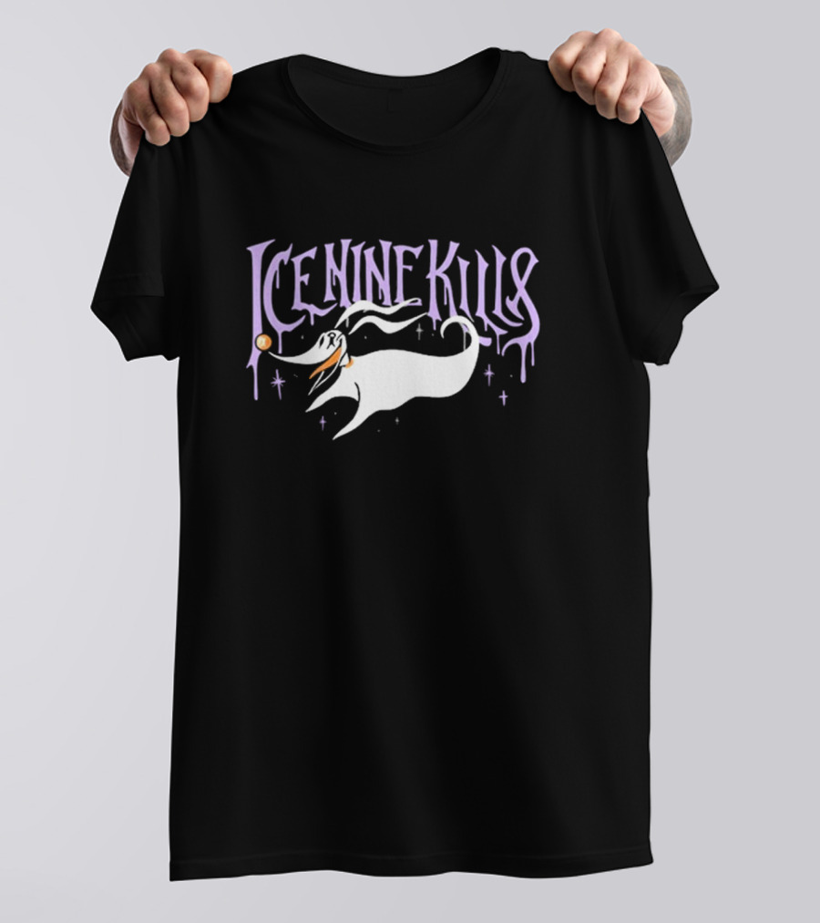 Ice Nine Kills Zero Floating Ghost Dog Halloween Mashup T-Shirt