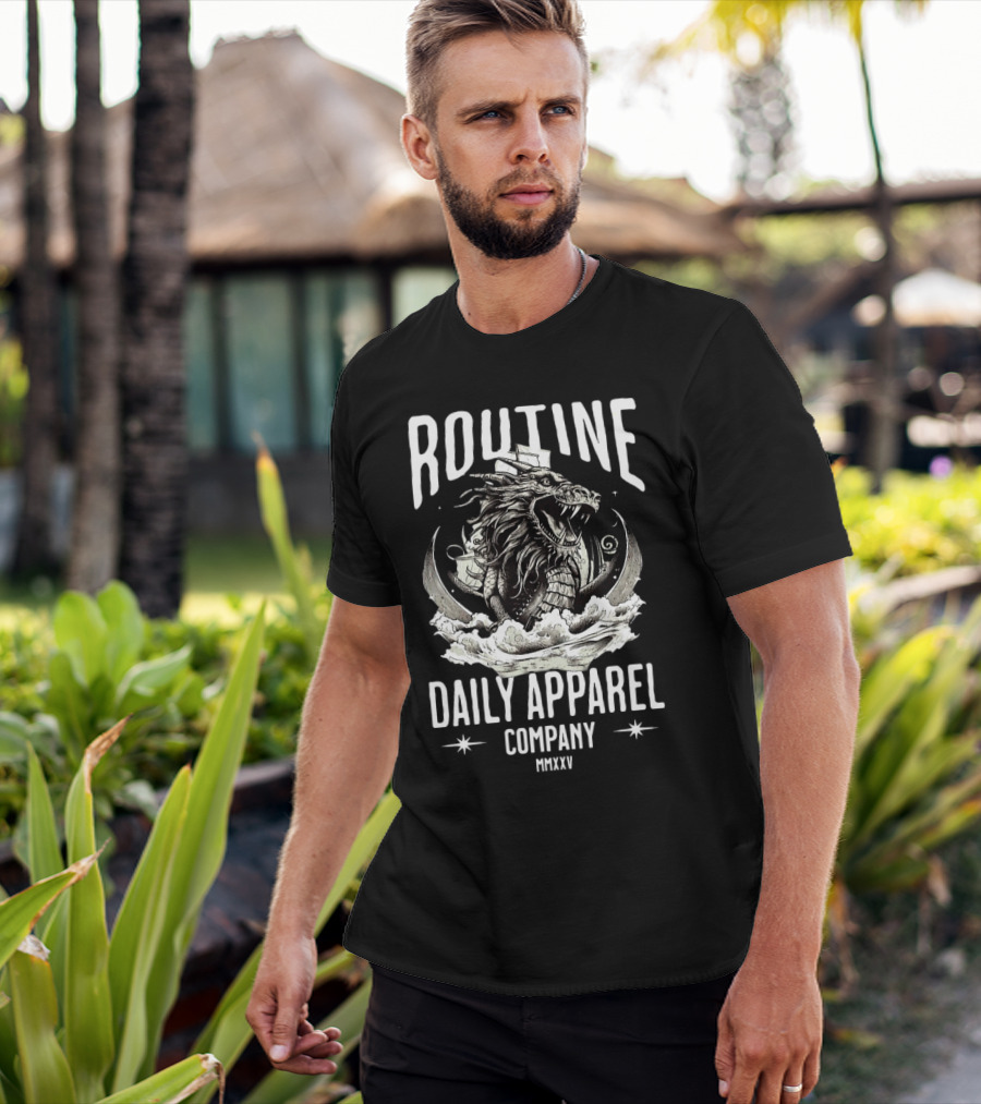 ROUTINE DAILY APPAREL COMPANY MMXXV Dragon T-Shirt