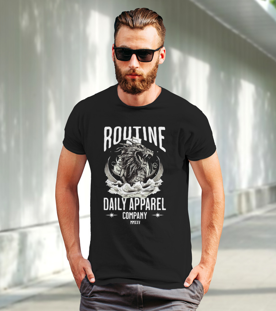 ROUTINE DAILY APPAREL COMPANY MMXXV Dragon T-Shirt