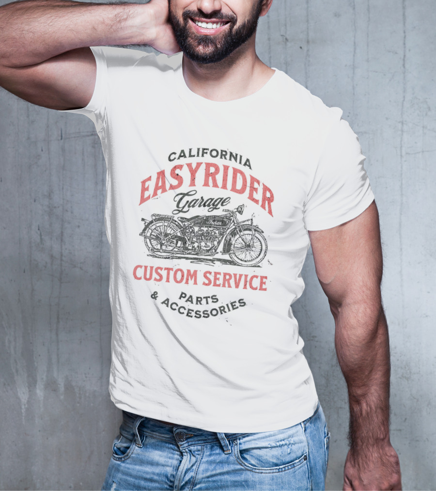 California Easyrider Garage Custom Service Parts And Accessories T-Shirt