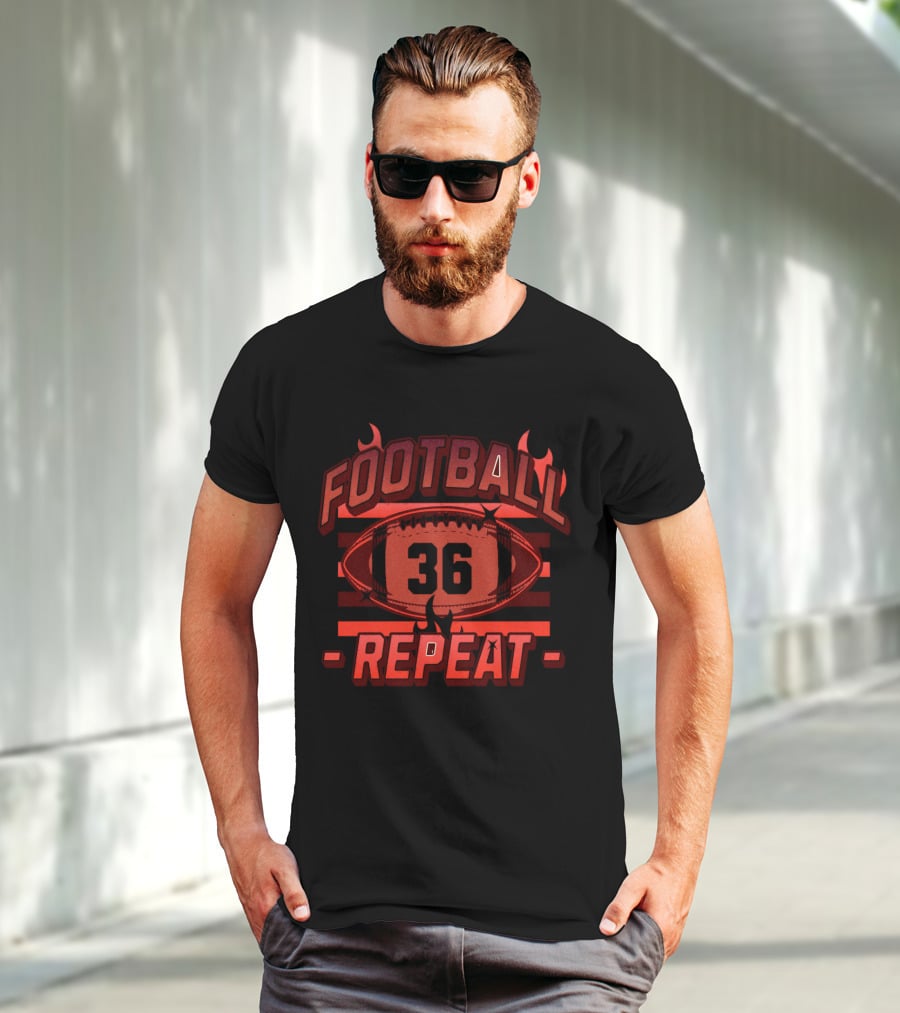 FOOTBALL 36 REPEAT T-Shirt