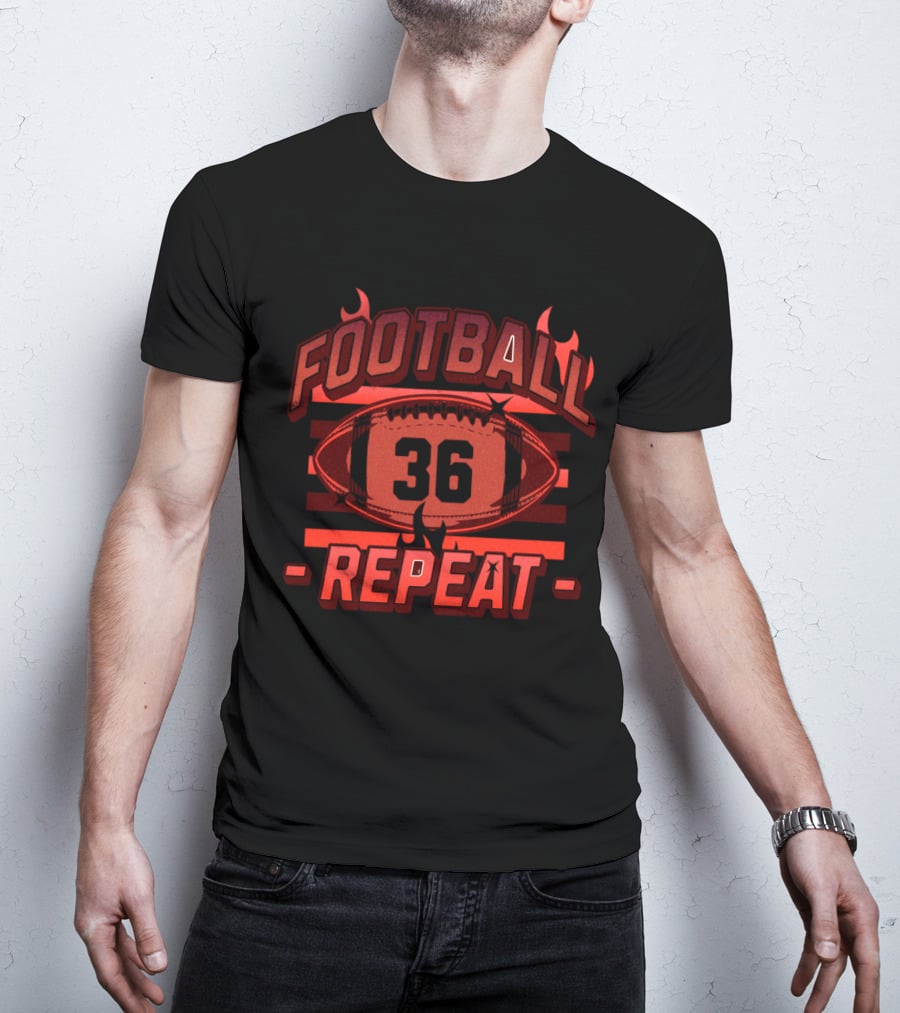 FOOTBALL 36 REPEAT T-Shirt