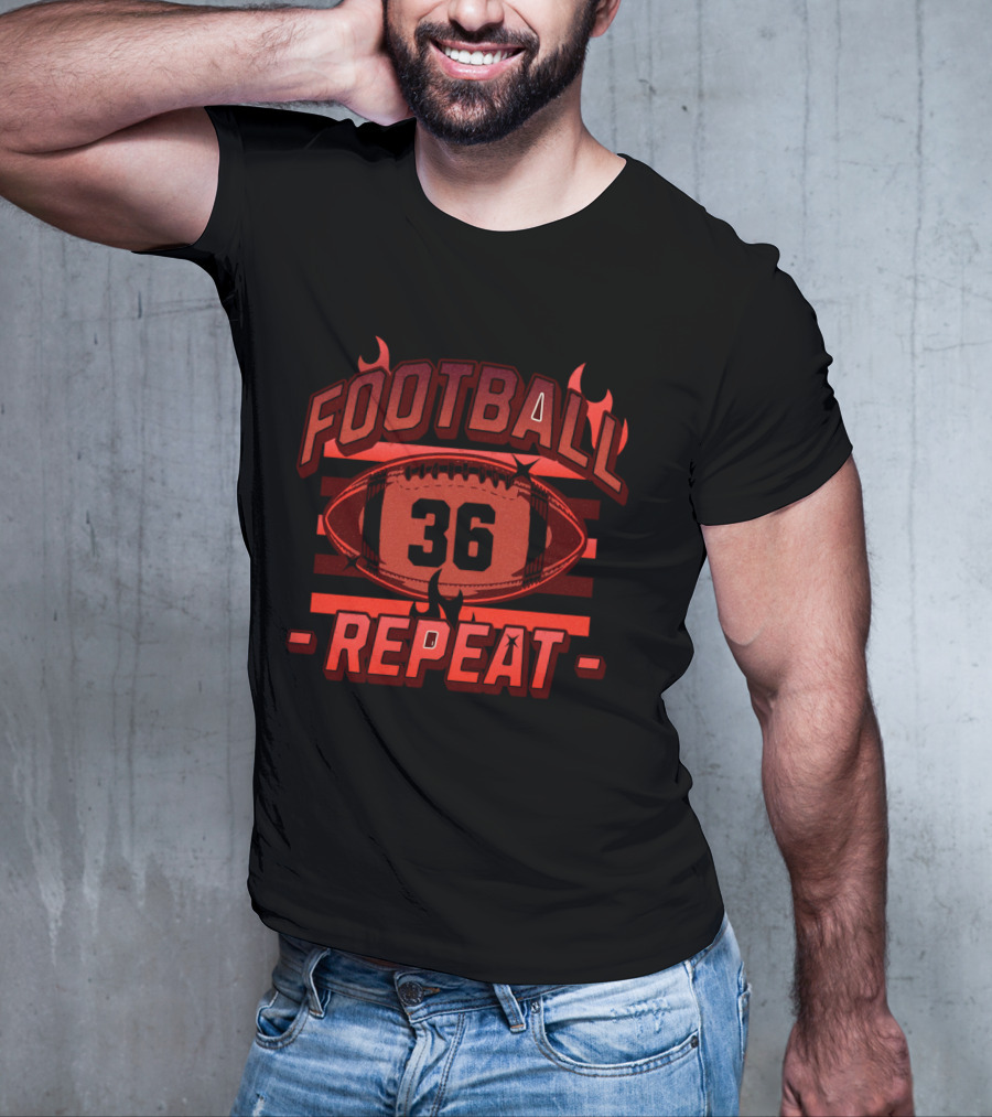 FOOTBALL 36 REPEAT T-Shirt
