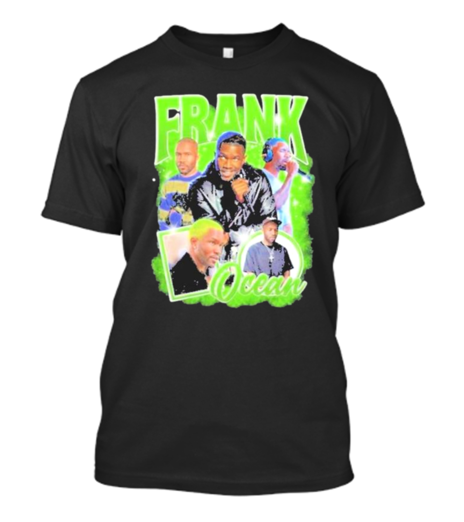 Frank Ocean Vintage Rap Music Collage T-Shirt