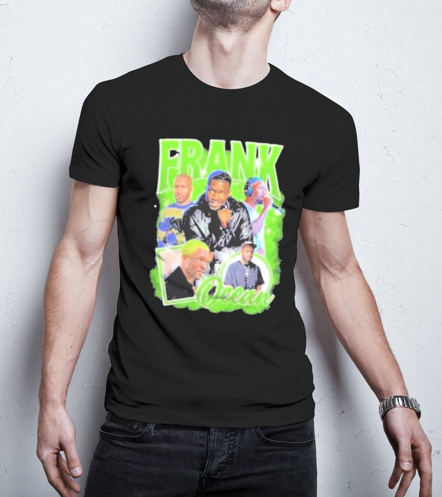 Frank Ocean Vintage Rap Music Collage T-Shirt