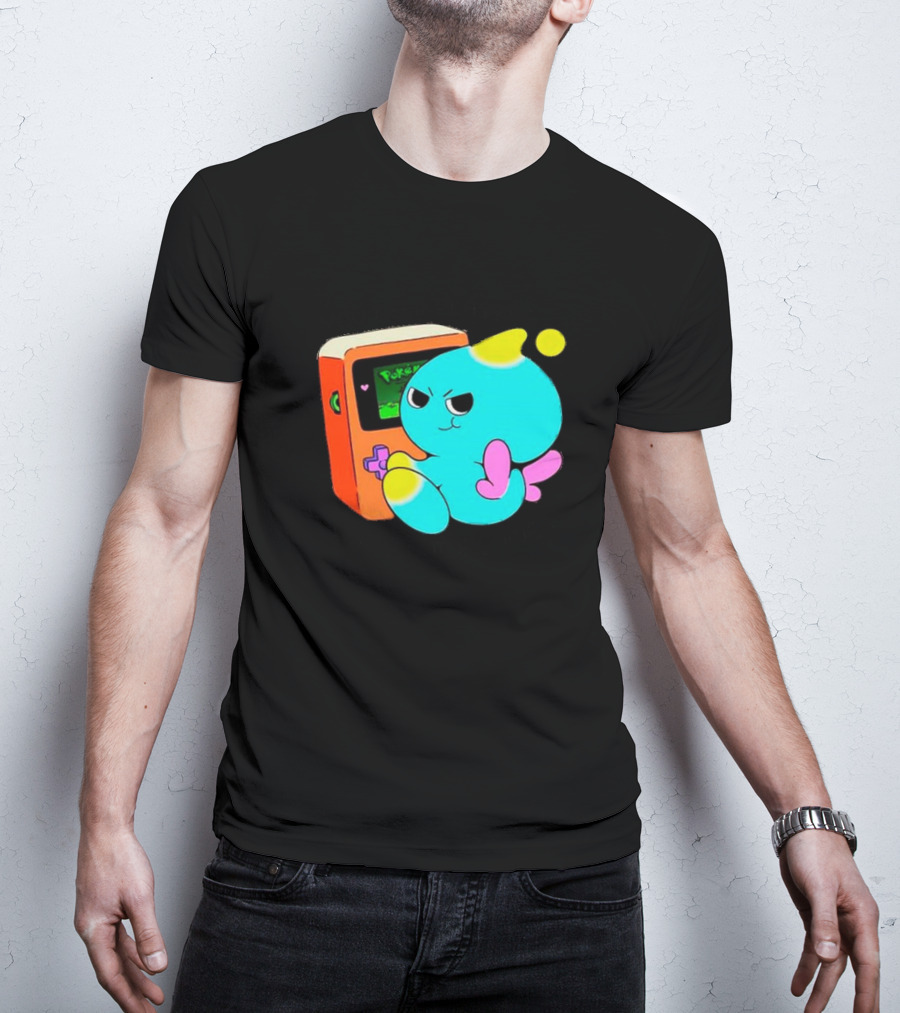 You Keep Playing Ur Silly Little Games Cartoon Creature With Game Console T-Shirt
