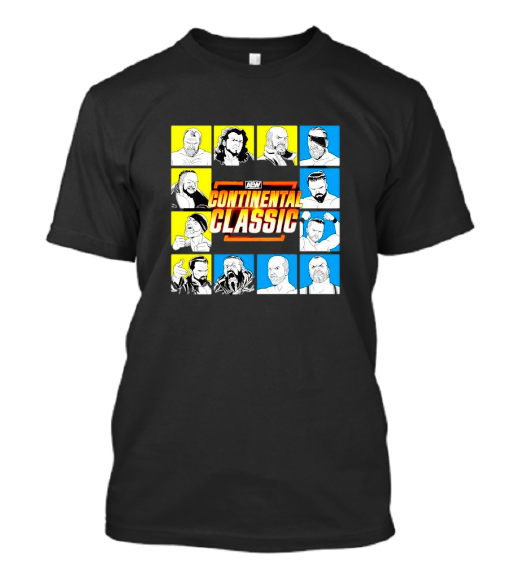 AEW Continental Classic Wrestling Tournament Lineup T-Shirt