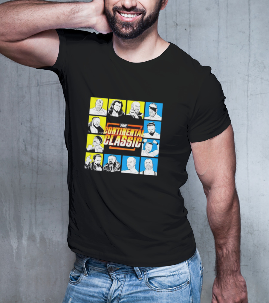 AEW Continental Classic Wrestling Tournament Lineup T-Shirt