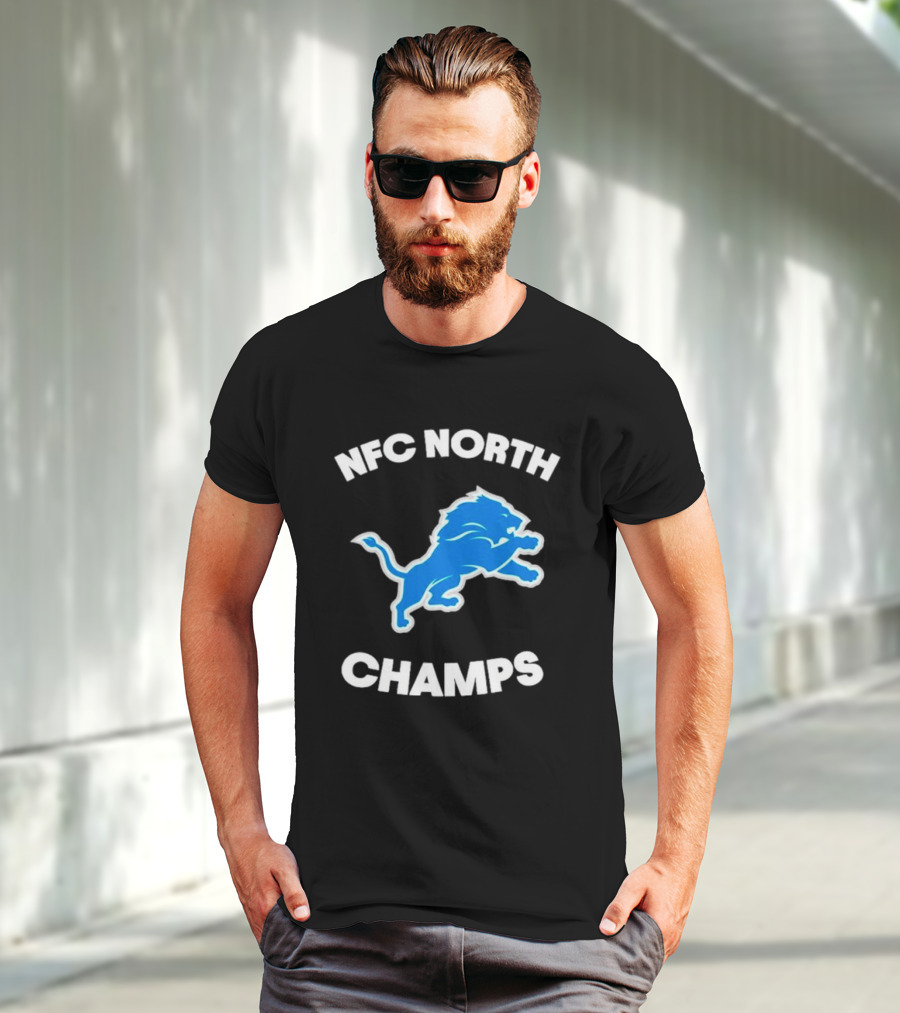 Detroit Lions NFC North Champs T-Shirt
