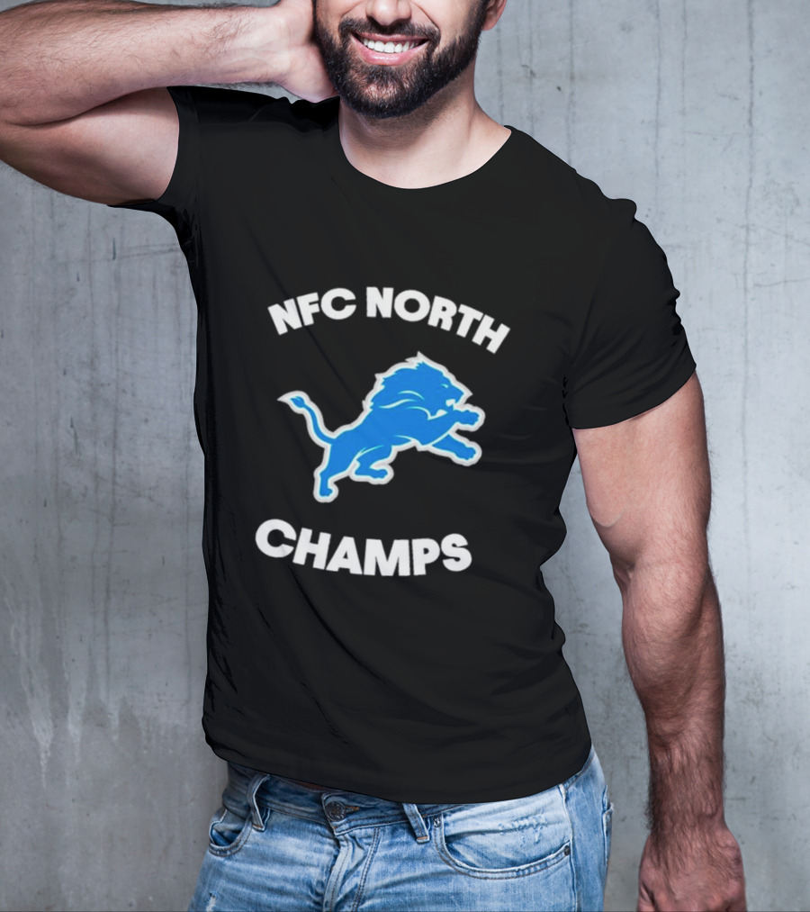 Detroit Lions NFC North Champs T-Shirt