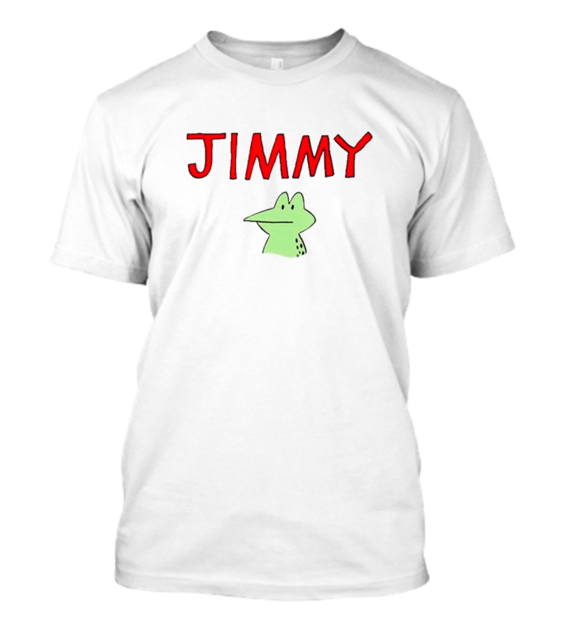 Jimmy Frog Meme Green Cartoon T-Shirt