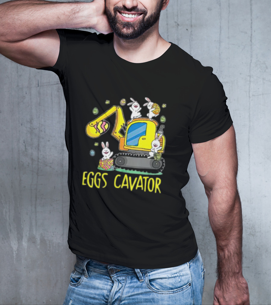 Eggscavator Easter Egg Hunt With Bunnies For Kids And Toddlers T-Shirt
