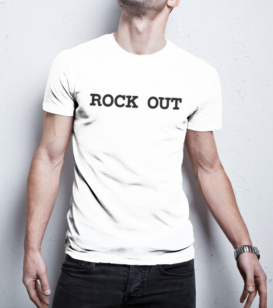 ROCK OUT Retro T-Shirt