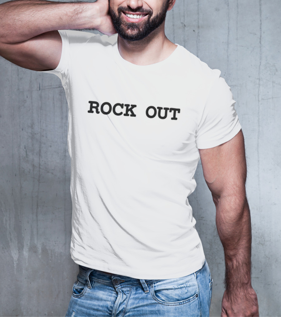 ROCK OUT Retro T-Shirt