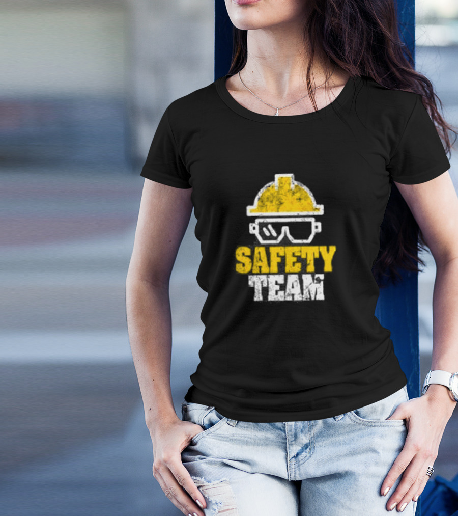 Safety Team Occupational Safety Officer OSHA HSE Hard Hat And Safety Glasses T-Shirt