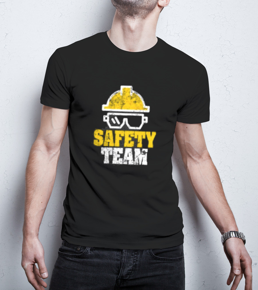Safety Team Occupational Safety Officer OSHA HSE Hard Hat And Safety Glasses T-Shirt