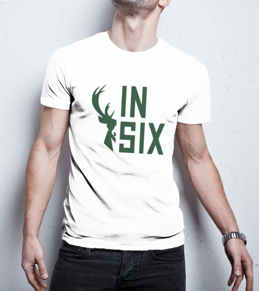 In Six Buck Deer Head T-Shirt