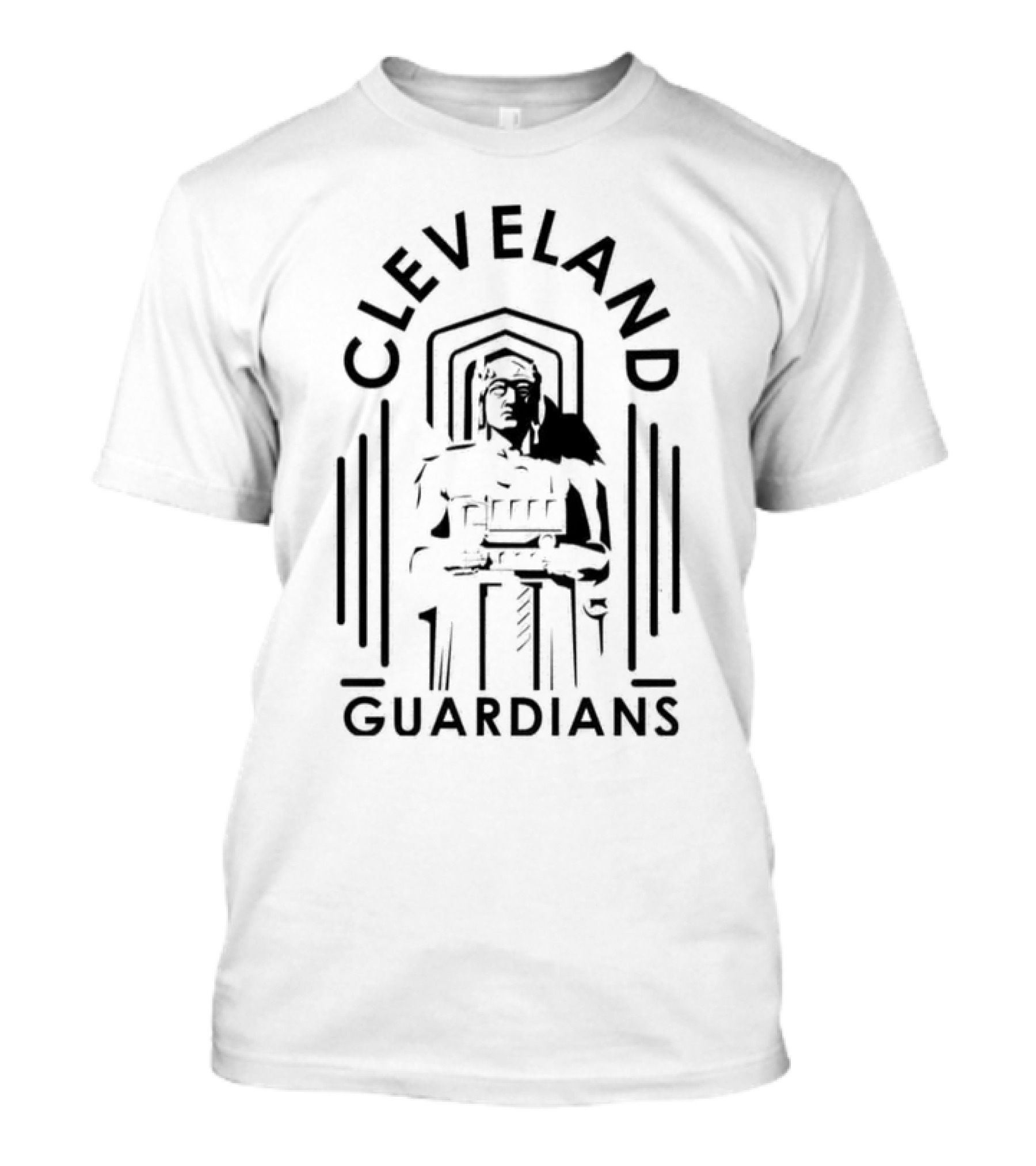 Cleveland Guardians Statue T-Shirt