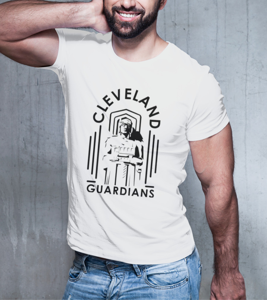 Cleveland Guardians Statue T-Shirt