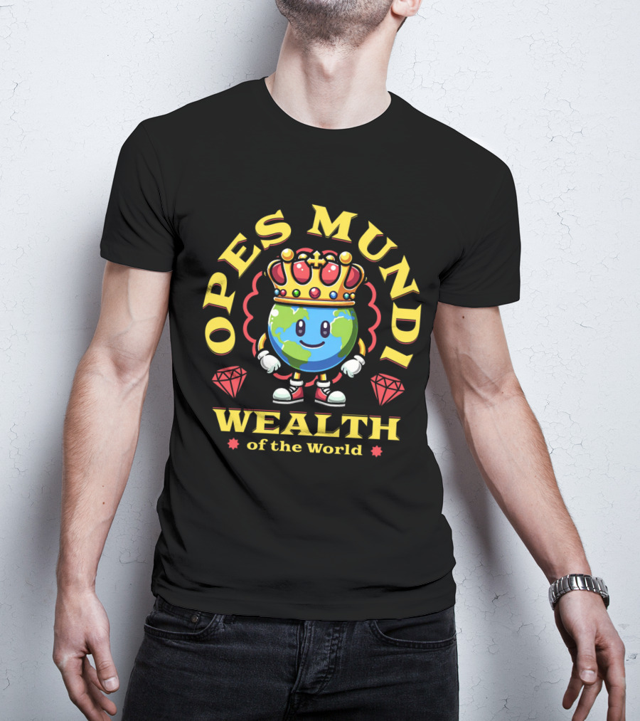 OPES MUNDI Wealth Of The World T-Shirt